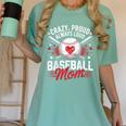 Proud Baseball Mom For Women Mom Baseball Mama Women's Comfort Colors T-Shirt Violet Proud Baseball Mom For Women Mom Baseball Mama Women's Comfort Colors T-Shirt Violet