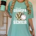 Proud Grandpa Of A 2026 Senior Baseball Graduation Leopard Women's Comfort Colors T-Shirt Violet Proud Grandpa Of A 2026 Senior Baseball Graduation Leopard Women's Comfort Colors T-Shirt Violet