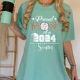 Proud Mom Of a 2024 Senior Class Of 2024 Baseball Mom Women's Comfort Colors T-Shirt Violet Proud Mom Of a 2024 Senior Class Of 2024 Baseball Mom Women's Comfort Colors T-Shirt Violet
