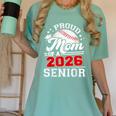 Proud Mom Of A 2026 Senior Baseball Graduation 2026 Women's Comfort Colors T-Shirt Violet Proud Mom Of A 2026 Senior Baseball Graduation 2026 Women's Comfort Colors T-Shirt Violet