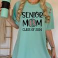 Proud Senior Baseball Mom Senior 2024 Class Leopard Game Day Women's Comfort Colors T-Shirt Violet Proud Senior Baseball Mom Senior 2024 Class Leopard Game Day Women's Comfort Colors T-Shirt Violet
