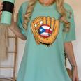Puerto Rican Flag Baseball Player Boricua Pride Beisbol PR Women's Comfort Colors T-Shirt Violet