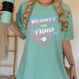 Respect The Drip Baseball Player Women's Comfort Colors T-Shirt Violet Respect The Drip Baseball Player Women's Comfort Colors T-Shirt Violet