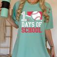Retro 100 Days Of School Baseball Teacher Student 100 Days Women's Comfort Colors T-Shirt Violet Retro 100 Days Of School Baseball Teacher Student 100 Days Women's Comfort Colors T-Shirt Violet