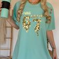 Retro I Was 6 Now I'm 7 Camo 67 Ice Cream Drip Baseball Women's Comfort Colors T-Shirt Violet