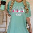 Retro Groovy Baseball Bruh Proud Baseball Mom Women's Comfort Colors T-Shirt Violet Retro Groovy Baseball Bruh Proud Baseball Mom Women's Comfort Colors T-Shirt Violet