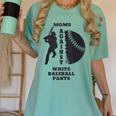 Retro Moms Against Baseball Pants Baseball Mom Women's Comfort Colors T-Shirt Violet