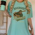Riverside Ravagers Retro Minor League Baseball Women's Comfort Colors T-Shirt Violet