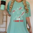 Run I Dare You Baseball Catcher Graphic Players Fans Women's Comfort Colors T-Shirt Violet Run I Dare You Baseball Catcher Graphic Players Fans Women's Comfort Colors T-Shirt Violet