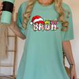 Santa Bruh Baseball Christmas Xmas Meme Pajamas Family Women's Comfort Colors T-Shirt Violet Santa Bruh Baseball Christmas Xmas Meme Pajamas Family Women's Comfort Colors T-Shirt Violet