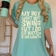 Sassy Baseball Mom Women's Comfort Colors T-Shirt Violet Sassy Baseball Mom Women's Comfort Colors T-Shirt Violet