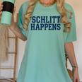 Schlitt Happens NY Bronx I Heart Baseball Apparel Women's Comfort Colors T-Shirt Violet