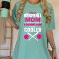 Self Expression Cool Baseball Mom Positive Thinking Women's Comfort Colors T-Shirt Violet