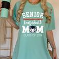Senior Baseball Mom 2024 Senior Mom Class Of 2024 Baseball Women's Comfort Colors T-Shirt Violet Senior Baseball Mom 2024 Senior Mom Class Of 2024 Baseball Women's Comfort Colors T-Shirt Violet