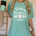 Senior Baseball Mom 2028 Class Of 2028 Graduation Women's Comfort Colors T-Shirt Violet