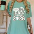 Senior Dad Class Of 2026 Graduate Baseball 2026 Graduation Women's Comfort Colors T-Shirt Violet