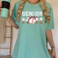 Senior Mom Class Of 2024 Baseball Mom Bandana Graduation Women's Comfort Colors T-Shirt Violet