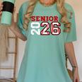Senior Night Class Of 2026 Baseball Seniors Matching Team Women's Comfort Colors T-Shirt Violet