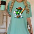 Shamrock Baseball St Patrick's Day Kids Boys Toddlers Premium Tri-Blend Women's Comfort Colors T-Shirt Violet