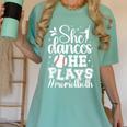 She Dances He Plays Mom Of Both Dance And Baseball Mom Women's Comfort Colors T-Shirt Violet She Dances He Plays Mom Of Both Dance And Baseball Mom Women's Comfort Colors T-Shirt Violet