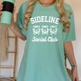 Sideline Social Club Baseball Mom 2024 Mother's Day Women's Comfort Colors T-Shirt Violet