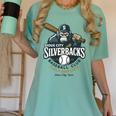 Sioux City Silverbacks Retro Minor League Baseball Women's Comfort Colors T-Shirt Violet Sioux City Silverbacks Retro Minor League Baseball Women's Comfort Colors T-Shirt Violet