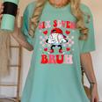 Six Seven 67 Bruh 6 7 Meme Baseball Ice Cream Drip Valentine Women's Comfort Colors T-Shirt Violet