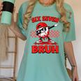 Six Seven 67 Bruh Baseball Valentine’s Day Teens Boys Kids Women's Comfort Colors T-Shirt Violet Six Seven 67 Bruh Baseball Valentine’s Day Teens Boys Kids Women's Comfort Colors T-Shirt Violet