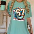 Six Seven Baseball Lifestyle 67 Meme Gen Alpha Slang Premium Tri-Blend Women's Comfort Colors T-Shirt Violet
