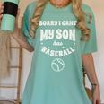 My Son Has Baseball Baseball Mom Mother's Day Sports Retro Women's Comfort Colors T-Shirt Violet My Son Has Baseball Baseball Mom Mother's Day Sports Retro Women's Comfort Colors T-Shirt Violet
