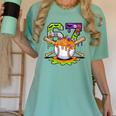 Spooky Halloween Baseball Ice Cream Dripping Six Seven 6 7 Women's Comfort Colors T-Shirt Violet