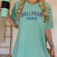 Spring 2024 Season Cute Baseball Mom Ballpark Mama Women's Comfort Colors T-Shirt Violet
