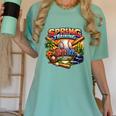 Spring Training 2026 Baseball Fan Retro Palm Cactus Women's Comfort Colors T-Shirt Violet Spring Training 2026 Baseball Fan Retro Palm Cactus Women's Comfort Colors T-Shirt Violet