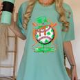 St Patrick Day Baseball Drip Ice Cream Kids Boys Men Women's Comfort Colors T-Shirt Violet St Patrick Day Baseball Drip Ice Cream Kids Boys Men Women's Comfort Colors T-Shirt Violet