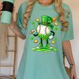 St Patrick Day Baseball Drip Ice Cream Baseball Women's Comfort Colors T-Shirt Violet St Patrick Day Baseball Drip Ice Cream Baseball Women's Comfort Colors T-Shirt Violet