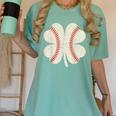 StPatrick’s Day Irish Shenanigans Baseball Fan Shamrock Tee Women's Comfort Colors T-Shirt Violet