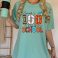 I Survived 100 Days Baseball Football Basketball School Kids Women's Comfort Colors T-Shirt Violet I Survived 100 Days Baseball Football Basketball School Kids Women's Comfort Colors T-Shirt Violet