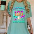 I Survived 100 Days Of School Baseball Drip Women's Comfort Colors T-Shirt Violet I Survived 100 Days Of School Baseball Drip Women's Comfort Colors T-Shirt Violet