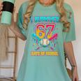 I Survived 67 Days Of School Baseball Drip Six Seven Meme Women's Comfort Colors T-Shirt Violet