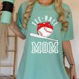 T-Ball Baseball Mom Teeball Mom Mother's Day 2024 Premium Women's Comfort Colors T-Shirt Violet