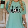 T-Ball Mama Baseball Mama Baseball Mom Women's Comfort Colors T-Shirt Violet