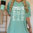 Things I Do In My Spare Time Baseball Lover Women's Comfort Colors T-Shirt Violet Things I Do In My Spare Time Baseball Lover Women's Comfort Colors T-Shirt Violet