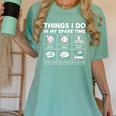 Things I Do Spare Time Baseball Player Men Women Kids Women's Comfort Colors T-Shirt Violet Things I Do Spare Time Baseball Player Men Women Kids Women's Comfort Colors T-Shirt Violet