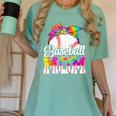 Tie Dye Baseball Mom Baseball Mama Sport Mother's Day Women's Comfort Colors T-Shirt Violet Tie Dye Baseball Mom Baseball Mama Sport Mother's Day Women's Comfort Colors T-Shirt Violet