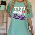 Titi Rookie Of Year 1st Birthday Baseball Theme Matching Women's Comfort Colors T-Shirt Violet Titi Rookie Of Year 1st Birthday Baseball Theme Matching Women's Comfort Colors T-Shirt Violet