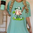 Toddler Baseball Drip Ice Cream Boys Kids St Patricks Day Women's Comfort Colors T-Shirt Violet