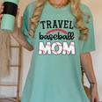 Travel Baseball Mom Sports Mom Baseball Mama Women's Comfort Colors T-Shirt Violet