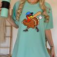 Turkey Baseball Thanksgiving Sports Humor Men Boy Kids Women's Comfort Colors T-Shirt Violet Turkey Baseball Thanksgiving Sports Humor Men Boy Kids Women's Comfort Colors T-Shirt Violet