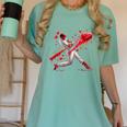 Valentine Baseball Player Drip Women's Comfort Colors T-Shirt Violet