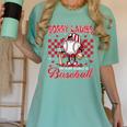 Valentine My Heart Belongs Baseball Lover Boy Men Women's Comfort Colors T-Shirt Violet